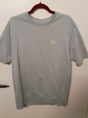 netgear Light Sage "To Be Continued" Crewneck Short Sleeve Shirt